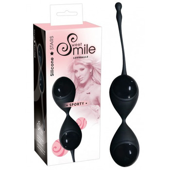 Вагинальные шарики Smile Balls черные