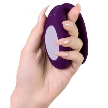 Смарт-вибратор для пар Satisfyer Double Joy фиолетовый