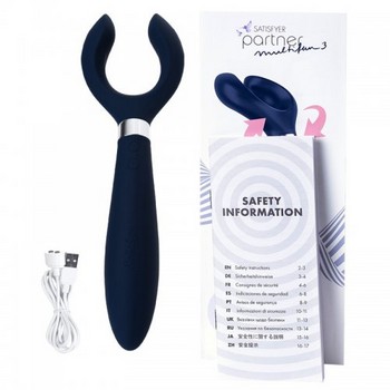 Многофункциональный вибратор Satisfyer Partner Multifun 3 Blue