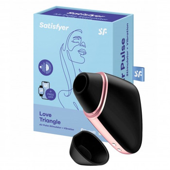 Вакуумно-волновой стимулятор Satisfyer Love Triangle Black