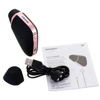 Вакуумно-волновой стимулятор Satisfyer Love Triangle Black