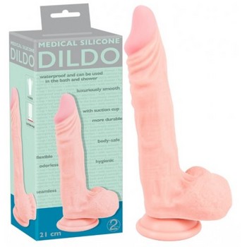 Фаллоимитатор реалистик Medical Silicone Dildo 21 см