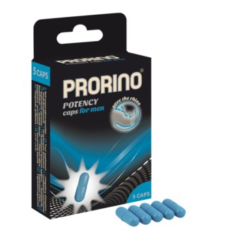 Биологически активная добавка к пище Ero black line PRORINO Potency Caps for men 5 капсул