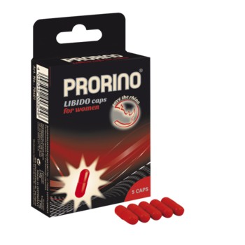Биологически активная добавка к пище Ero black line PRORINO Libido Caps 5 капсул