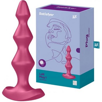 Анальная виброёлочка Satisfyer Lolli Plug 1 розовая