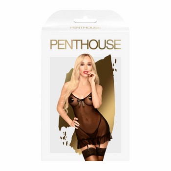 Комплект мини-платья на бретелях со стрингами Penthouse Guilty Icon M/L