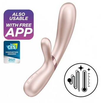 Смарт-вибратор Satisfyer Hot Lover с функцией нагрева бежевый