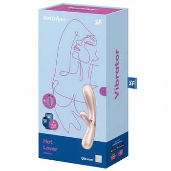 Смарт-вибратор Satisfyer Hot Lover с функцией нагрева бежевый