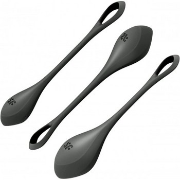 Вагинальные шарики Satisfyer Yoni Power 2 Kegel Balls черные