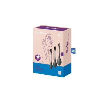 Вагинальные шарики Satisfyer Yoni Power 2 Kegel Balls черные