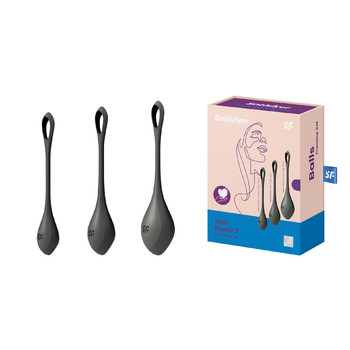 Вагинальные шарики Satisfyer Yoni Power 2 Kegel Balls черные