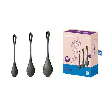 Вагинальные шарики Satisfyer Yoni Power 2 Kegel Balls черные