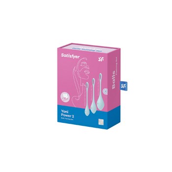 Вагинальные шарики Satisfyer Yoni Power 2 Kegel Balls голубые