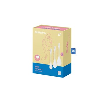 Вагинальные шарики Satisfyer Yoni Power 1 Kegel Balls белые