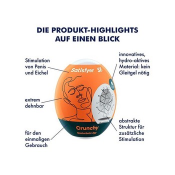 Мастурбатор яйцо Satisfyer Masturbator Egg Crunchy