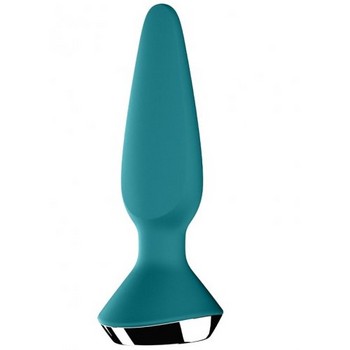 Анальная вибропробка Satisfyer Plug-ilicious 1 зеленый