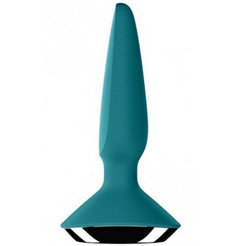 Анальная вибропробка Satisfyer Plug-ilicious 1 зеленый
