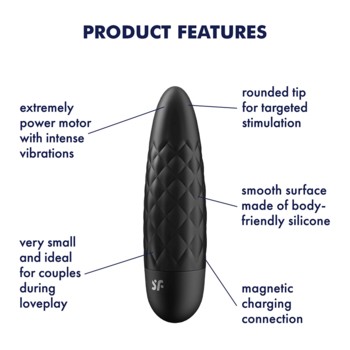 Мини вибратор Satisfyer Ultra Power Bullet 5 черный