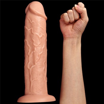 Фаллоимитатор реалистичый с вибрацией LoveToy Long Vibrating Dildo 28 см