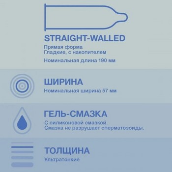 Презервативы Durex №3 Invisible XXL ультратонкие увеличенного размера