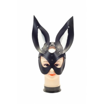 Маска зайца BDSM Арсенал Miss Bunny с белым мехом