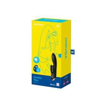 Смарт-вибратор Satisfyer Double Flex черный