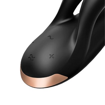 Смарт-вибратор Satisfyer Double Flex черный