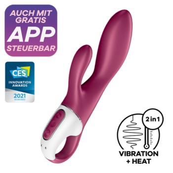 Смарт-вибратор Satisfyer Heated Affair с функцией нагрева розовый