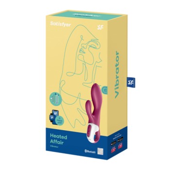 Смарт-вибратор Satisfyer Heated Affair с функцией нагрева розовый