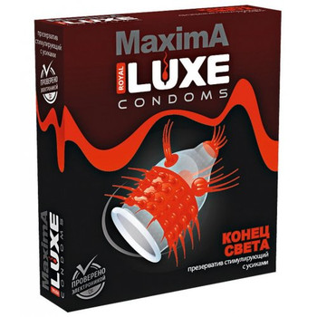 Презерватив Luxe Maxima Конец Света 1 штука