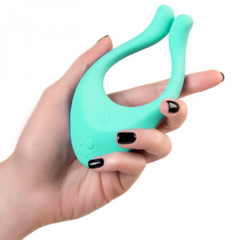 Многофункциональный вибратор для пар Satisfyer Partner Multifun 1 бирюзовый ( деформированная коробка )